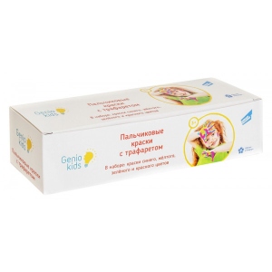 Фарби Genio Kids Пальчикові з трафаретом (TA1401) офіційний сайт