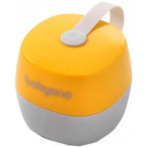 Контейнер для зберігання пустушок BabyOno Natural nursing жовтий (535/03)