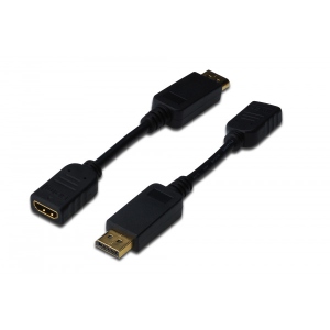 Перехідник Digitus DisplayPort to HDMI (AK-340408-001-S)