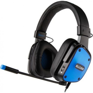 Навушники повнорозмірні дротові Sades SA-722 Dpower Black/Blue (sa722blj)