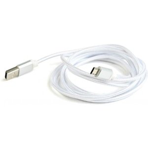 Кабель Cablexpert USB 2.0 - Micro B Silver 1.8m (CCB-mUSB2B-AMBM-6-S)