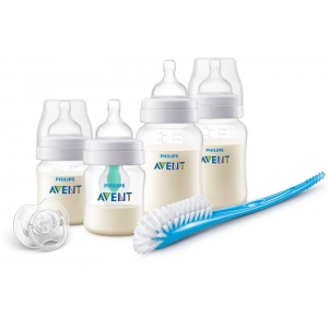 Уцінка - Пляшка для годування Philips Avent Набор Anti-Colic AirFree, с клапаном (SCD807/00) #