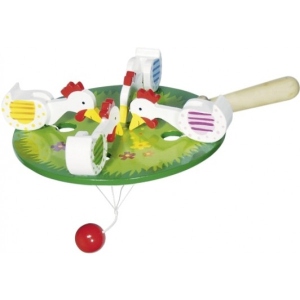 Настільна гра розважальна (3-4 роки) goki Курчата (53915G)