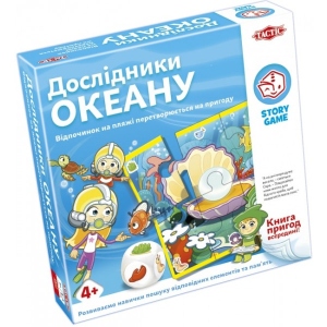 Пазли картонні (3-4 роки) Tactic игра Исследователи океана, укр. (55684)