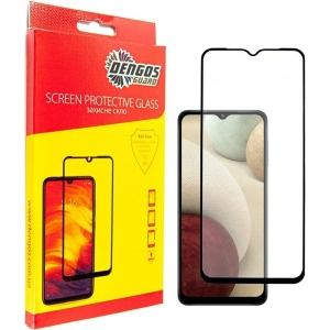 Захисне скло для смартфону DENGOS for Samsung Galaxy A13 SM-A136 Black Full Glue (TGFG-202)