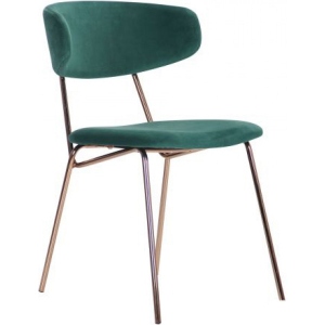 Стілець кухоний AMF Alphabet B gold/dark green (545706)