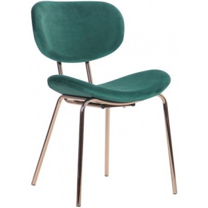 Стілець кухоний AMF Alphabet D gold/dark green (545708)