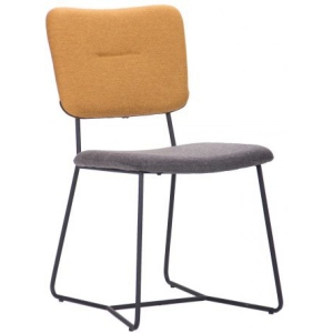 Стілець кухоний AMF Alphabet G black/yellow gray (545713)