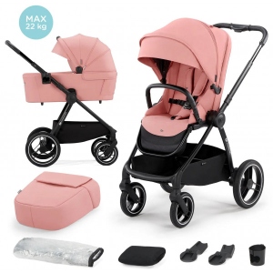 Коляска універсальна 2 в 1 Kinderkraft Nea Ash Pink (KSNEA000PNK2000)