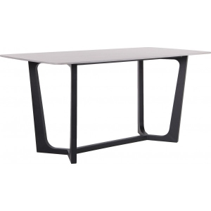 Обідній стіл AMF Blake black/ceramics Lazio gray (547055)