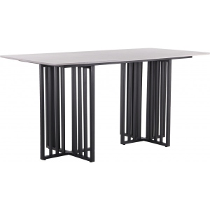 Обідній стіл AMF Fellon black/ceramics Coastal gray (547057)