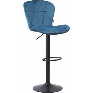 Стілець барний AMF Vensan Velvet Blue/Black в інтернет-магазині