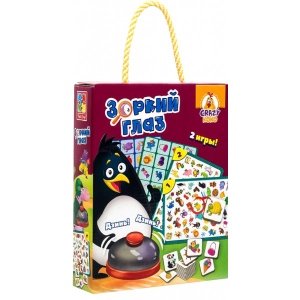 Настільна гра розвиваюча (5-7 років) Vladi Toys з дзвінком "Пильне око" (рус) (VT8010-01)