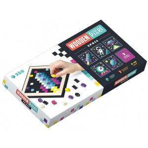Дерев'яна мозаїка Cubika «Wooden pixel 1» Космос (14873)
