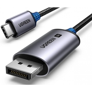 Кабель UGREEN CM556 USB-C to DisplayPort 8K 1m Black (25157)