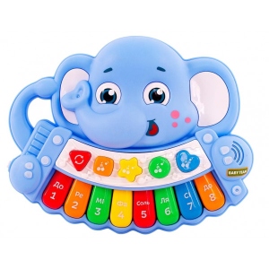 Інтерактивна тварина Baby Team Піаніно музичний Слоник (8630)