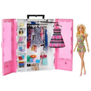 Ігровий набір Barbie Шафа-валіза для одягу (GBK12)