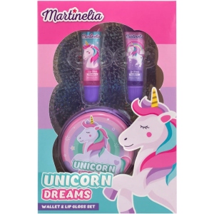 Набір косметики Martinelia Unic UNICORN DREAMS блиск для губ 2 шт, з гаманцем (30519)