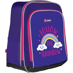 Рюкзак шкільний Smart H-55 Follow the rainbow Violet (558039)
