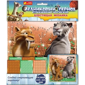 Стікерна мозаїка Ranok-Creative Блискуча мозаїка Льодовиковий період, рус. (266914)