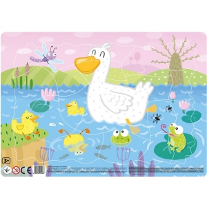 Пазли картонні (3-4 роки) Dodo з рамкою Утята (R300183)