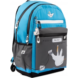 Рюкзак шкільний YES TS-95 Гусь Gray/Blue