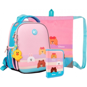 Рюкзак шкільний YES H-100 Collection Line Friends (559801)