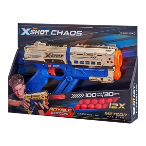 Бластер багатозарядний ZURU X-Shot EXCEL CHAOS Golden Meteor (12 кульок) (36415Z)