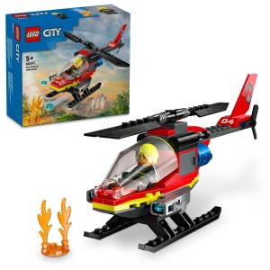 Конструктор LEGO City Пожежний рятувальний гелікоптер (60411)