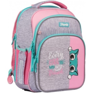Рюкзак шкільний 1 Вересня S-106 Best Friend Pink/Gray (551640)