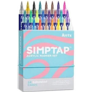 Набір маркерів Arrtx Simptap AACM-0724B 24 кол. (LC303694)