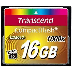 Карта пам'яті Compact Flash Transcend CF 16GB(1000X) (9TS16GCF1000)