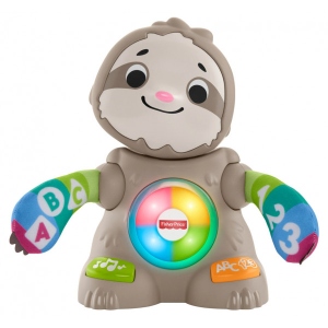 Інтерактивна тварина Fisher-Price "Танцювальний лінивець" серії Linkimals, укр. (GXR58)