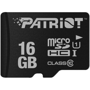Карта пам'яті Patriot LX MicroSDHC 16GB UHS-I Class 10 (PSF16GMDC10)