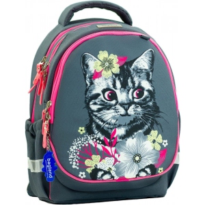 Рюкзак шкільний Bagland Butterfly 565 321 Сiрий 1156