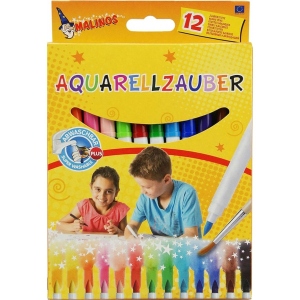 Фломастери Malinos Aquarellzauber на водяній основі 12 шт. (MA-300033)