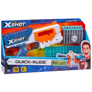 Бластер багатозарядний ZURU X-Shot EXCEL Quick Slide (16 патронів) (36401Z)
