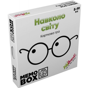 Настільна гра карткова (8+) JoyBand-Bontoy MemoBox Навколо Світу, укр. (MB0002)