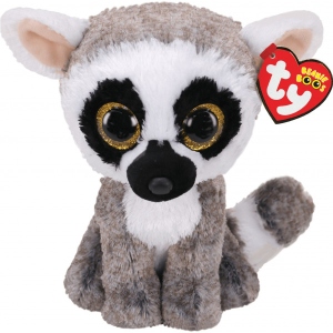 М'яка іграшка глазастик TY Beanie Boo's Лемур "LINUS" 15 см (36224)