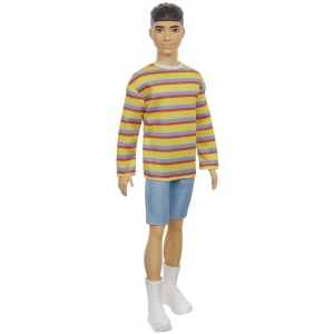 Лялька Barbie "Модник" в полосатом джемпере  (GRB91)