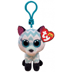 М'яка іграшка брелок TY Beanie Boo's Блакитна лисиця "ATLAS" 12 см (35249)