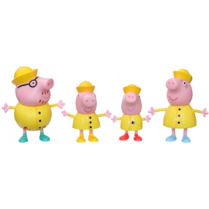 Колекційні фігурки набір Peppa Pig ДРУЖНЯ РОДИНА ПЕППИ, ДОЩОВИЙ ДЕНЬ (F2193) замовити в Україні