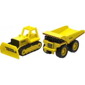 Наземна будівельна техніка Tonka Самоскид та Бульдозер з піском (06039) в каталозі