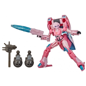 Машинка-трансформер Hasbro TRANSFORMERS Іграшка Трансформери Кібервселенная Делюкс 12 см в асортименті (E7104 TRANSFORMERS CYBERVERSE DELUXE ARCEE)