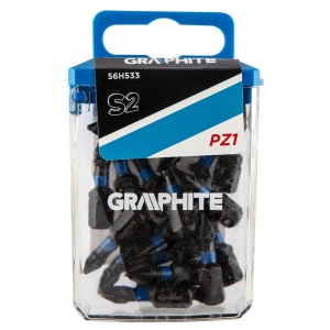 Біта для викрутки GRAPHITE PZ1x25 мм 20 шт. (56H533)