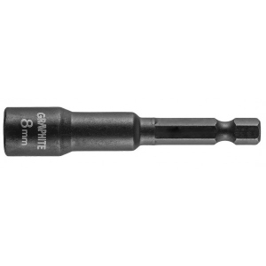 Торцева голівка GRAPHITE сталь S2 8 мм (56H551)