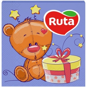 Серветки паперові Ruta Казка 33х33 см 20 шт. (4820023748798) в каталозі