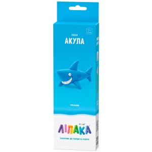 Маса для ліплення Ліпака ОКЕАН: АКУЛА, ВОСЬМИНІГ, СКАТ (60027-UA01)