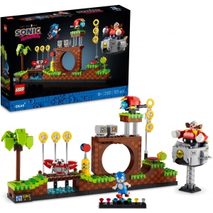 Конструктор LEGO Ideas Їжачок Сонік — Зона із зеленим пагорбом (21331)
