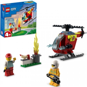 Конструктор LEGO City Пожежний гелікоптер (60318)